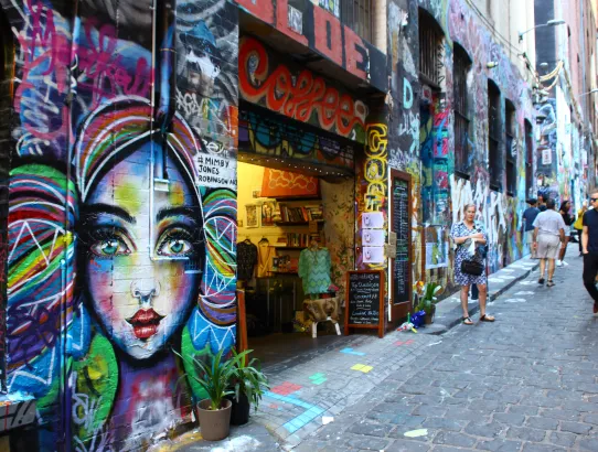 Flug und die erste Zeit in Melbourne